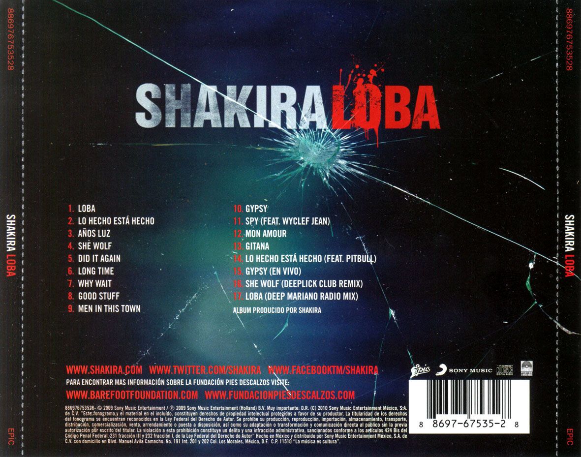 Index Of Caratulas S Shakira