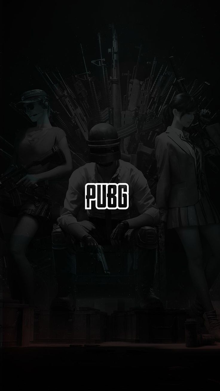 Player Unknown's Battlegrounds (PUBG) 4K Logo Pubg wallpaper phone