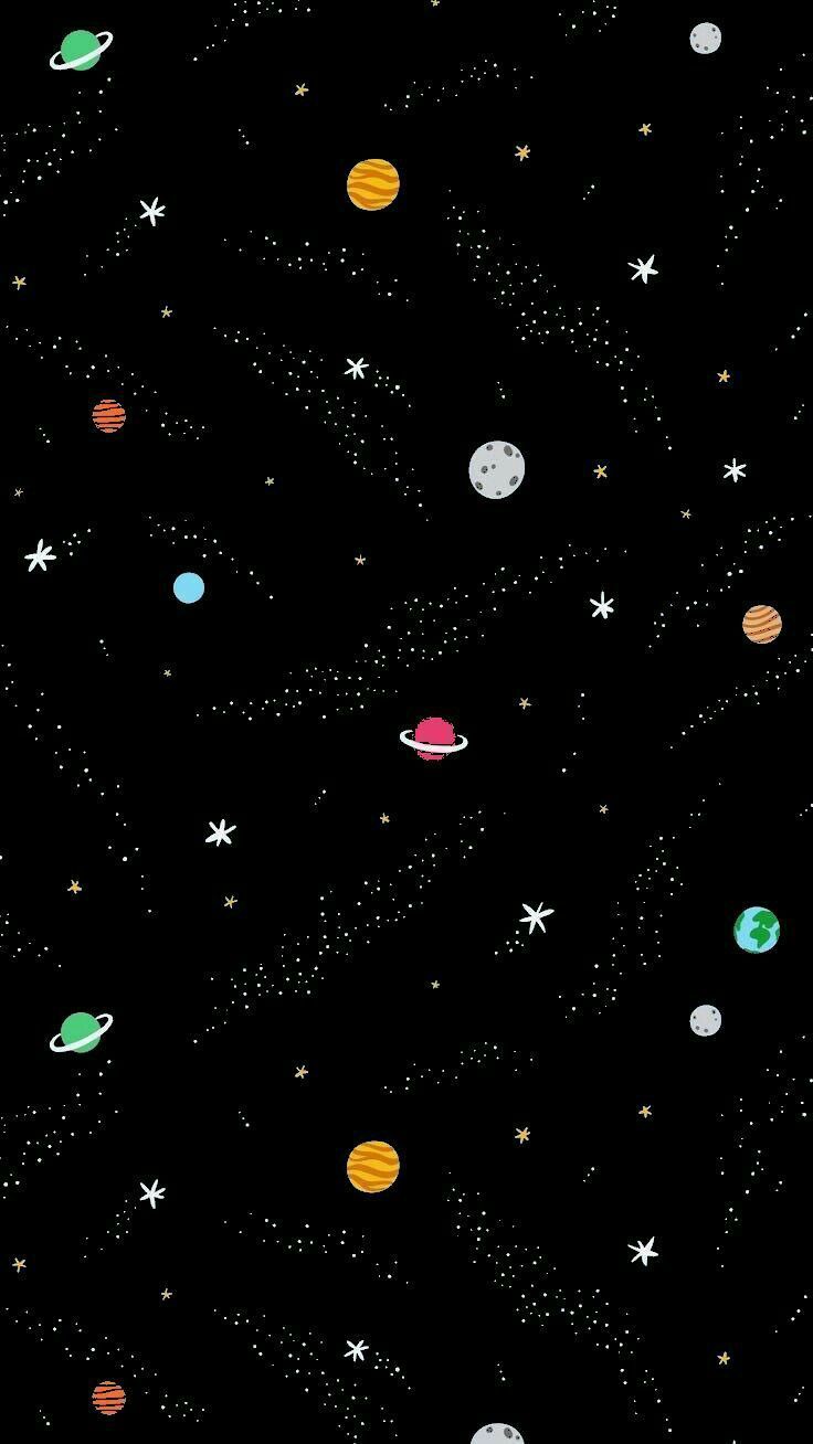 Space Cartoon Wallpapers - Wallpaper Cave