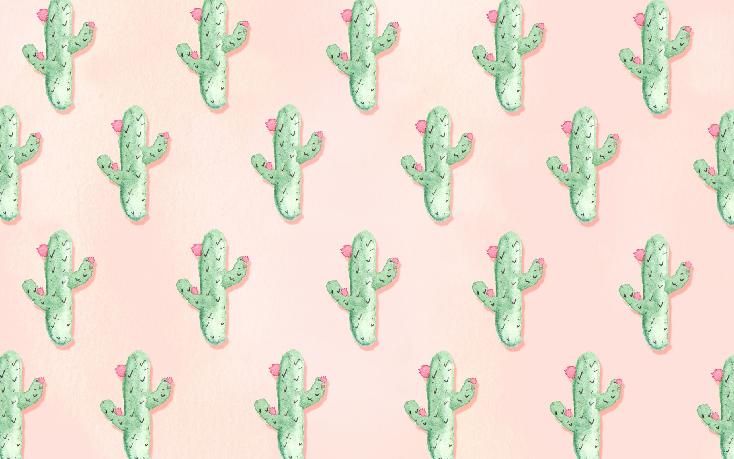Cactus Pattern Wallpaper Free Cactus Pattern Background