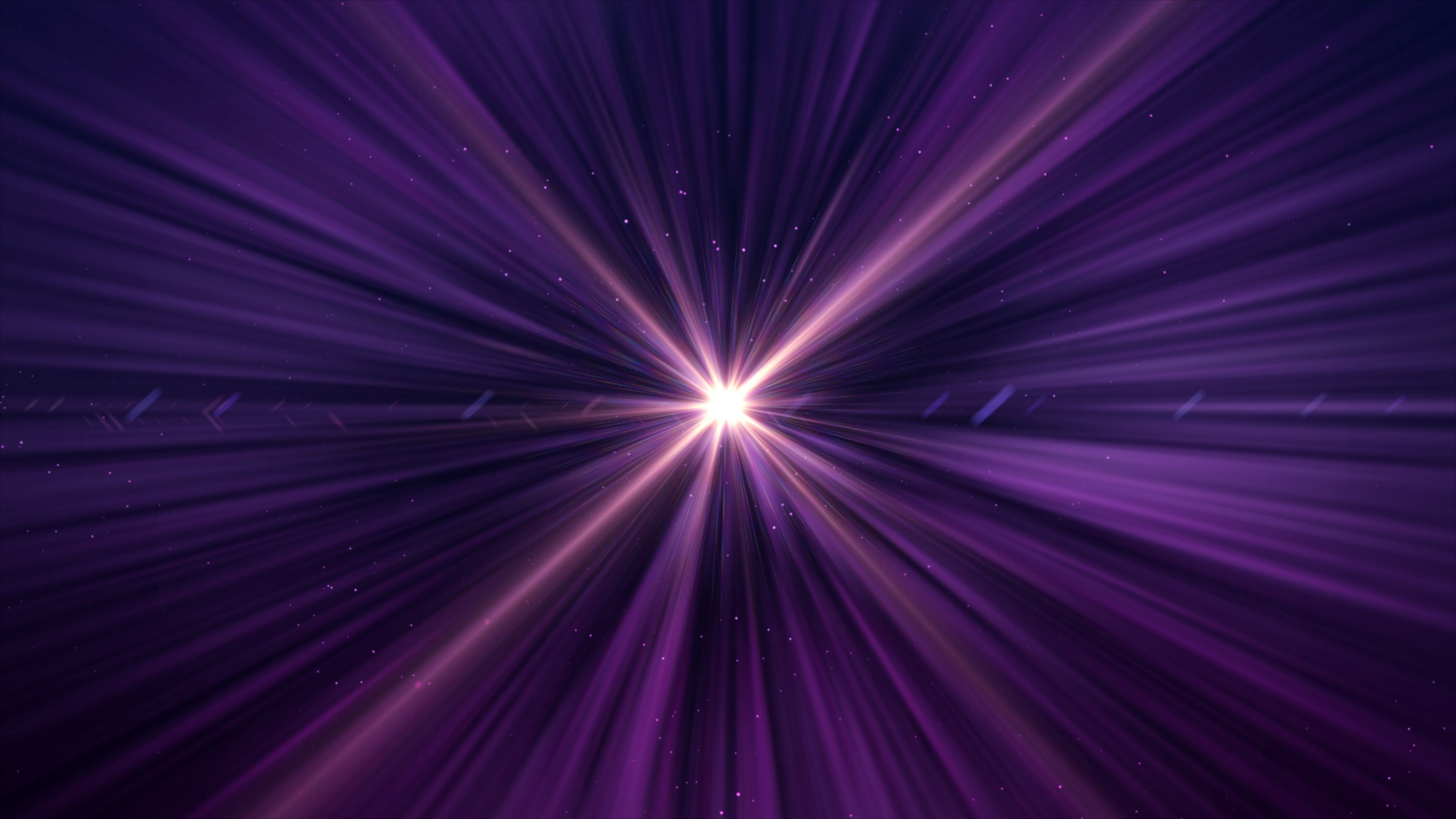 Download wallpaper 3840x2160 rays, glow, light, purple HD background