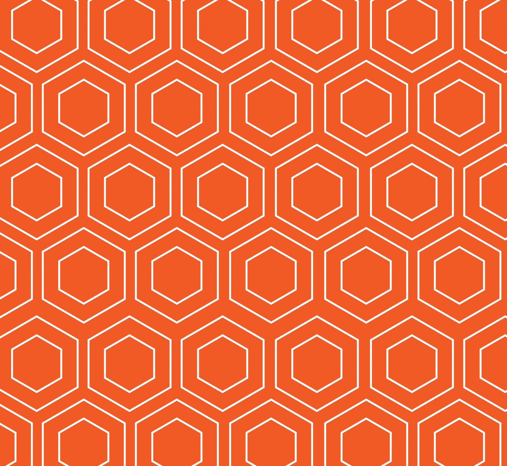 Geometric, pattern, art, orange, white
