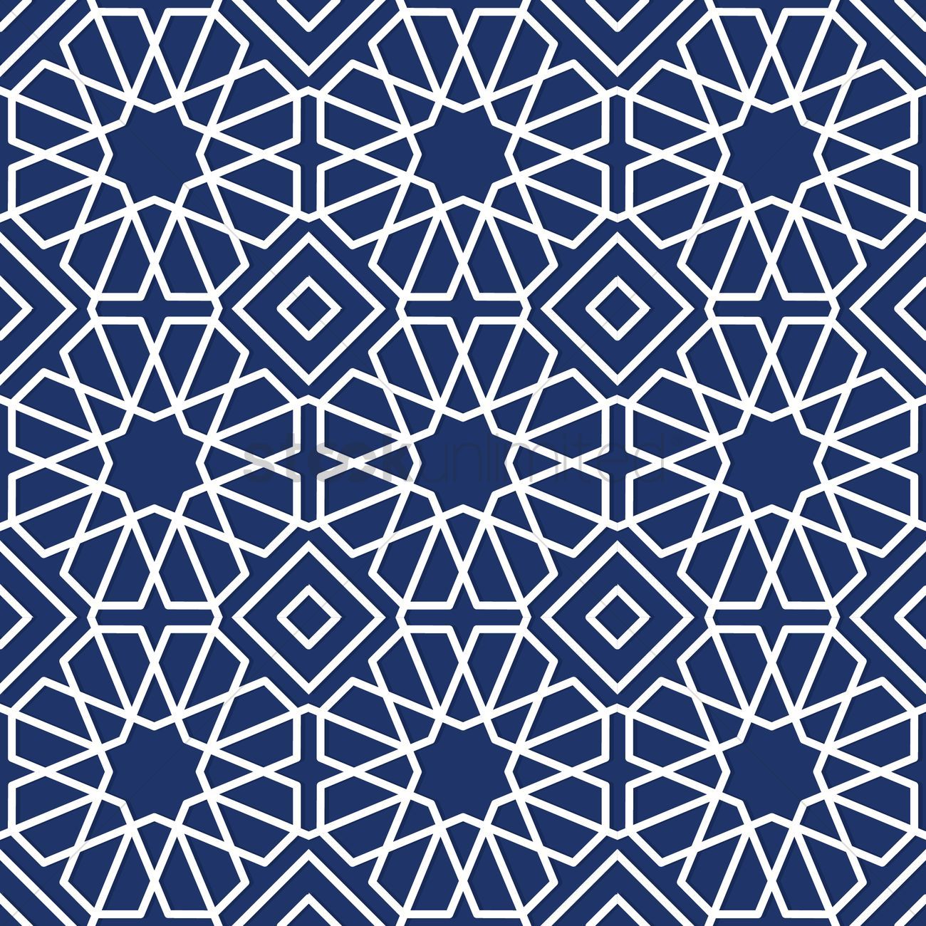 Islamic geometric pattern design Vector Image