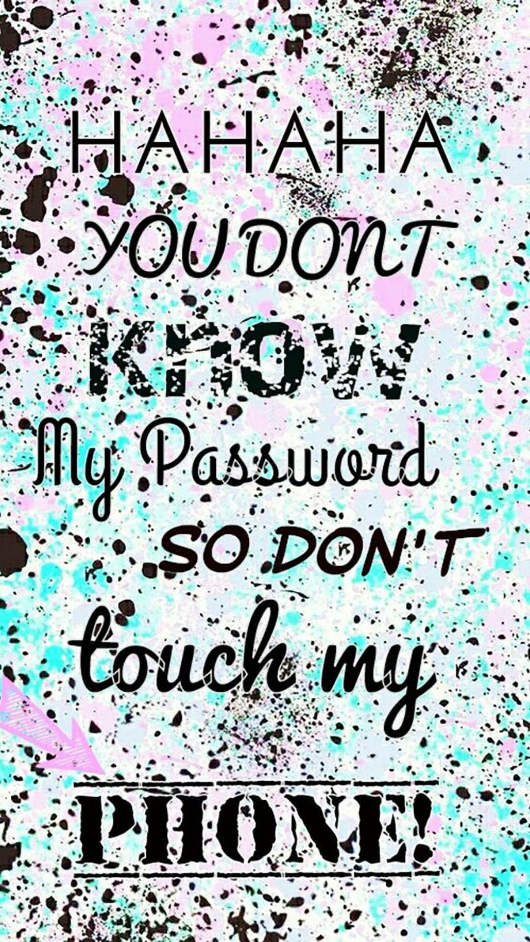 Dont Touch My Phone Girly Wallpaper  Download to your mobile from PHONEKY