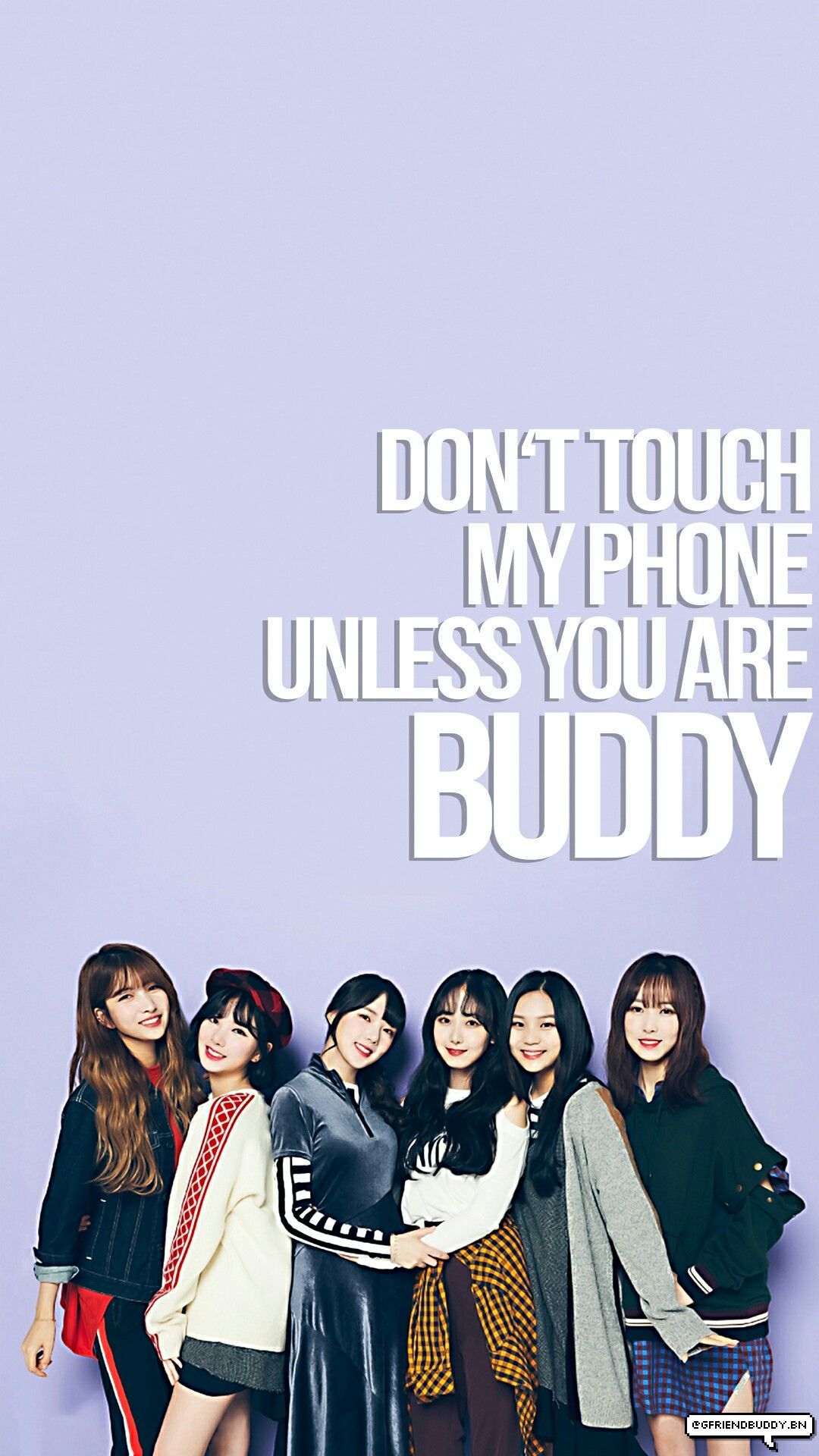 Gfriend DON'T TOUCH MY PHONE UNLESS YOU ARE BUDDY Sowon Yerin