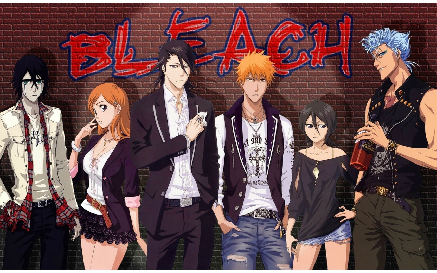 Bleach Anime Group Wallpaper