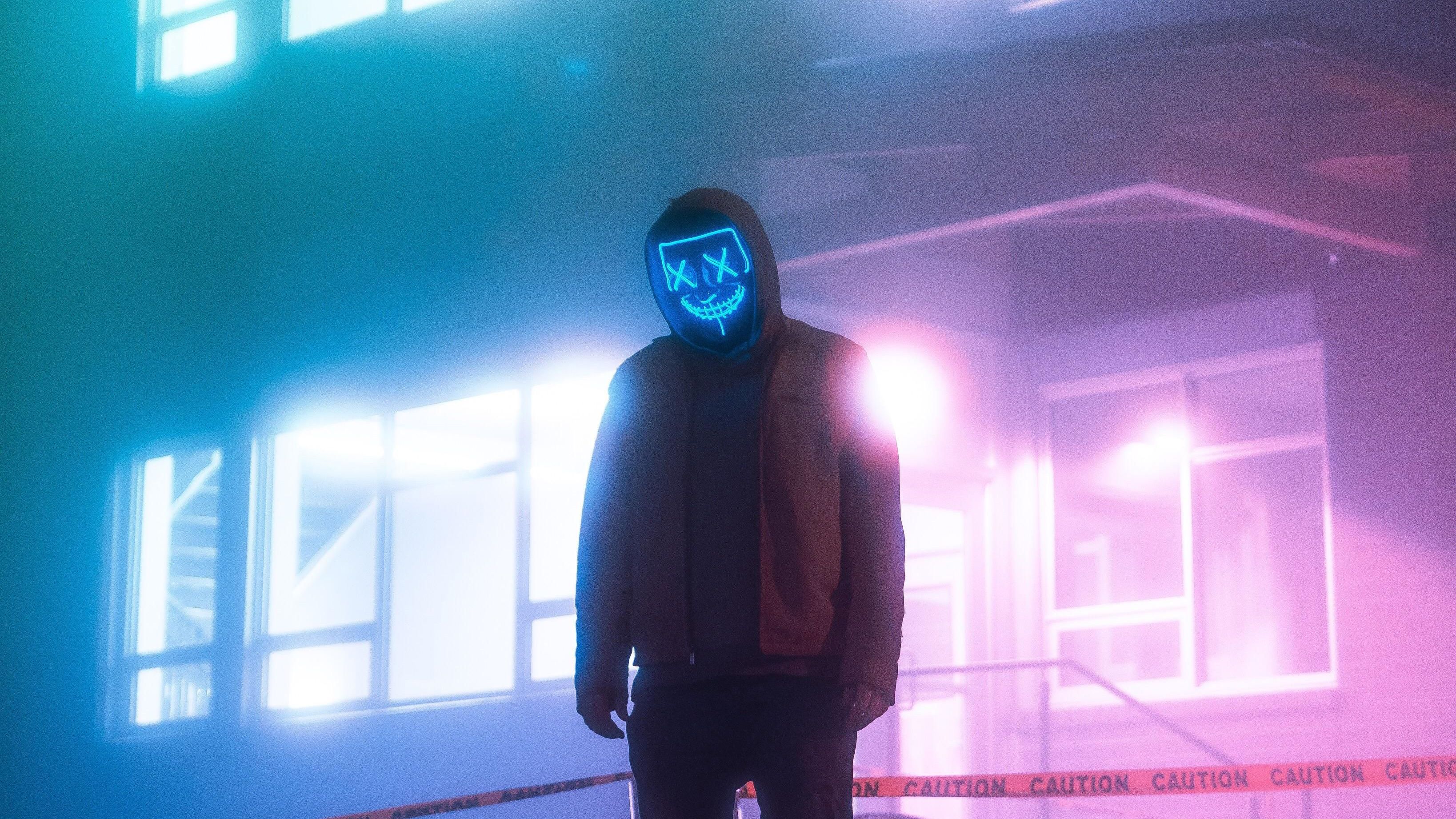 Mask Guy Still Of The Night, HD Photography, 4k Wallpaper, Image