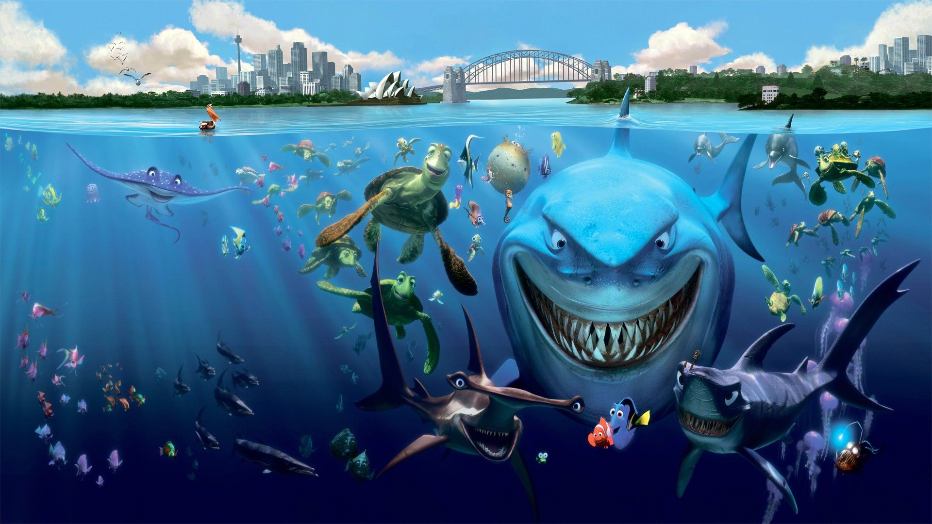 pixar, Finding, Nemo, Sydney, Australia Wallpaper HD / Desktop
