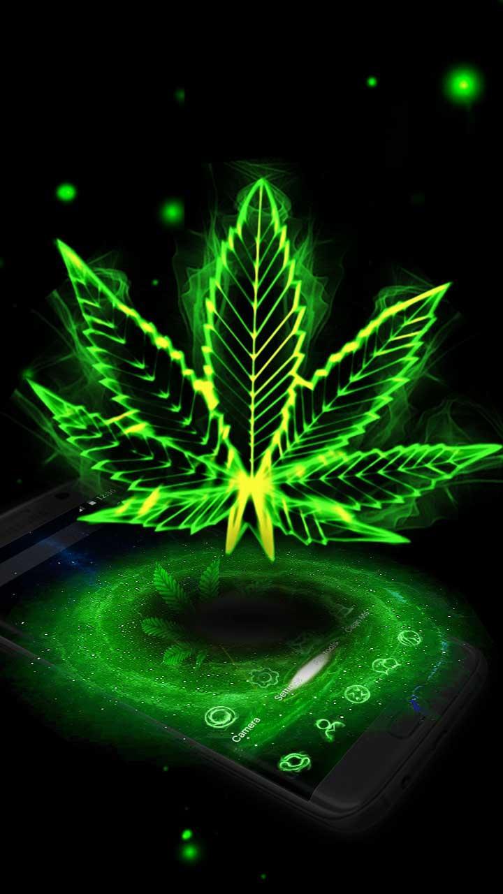 3D Galaxy Weed Theme for Android