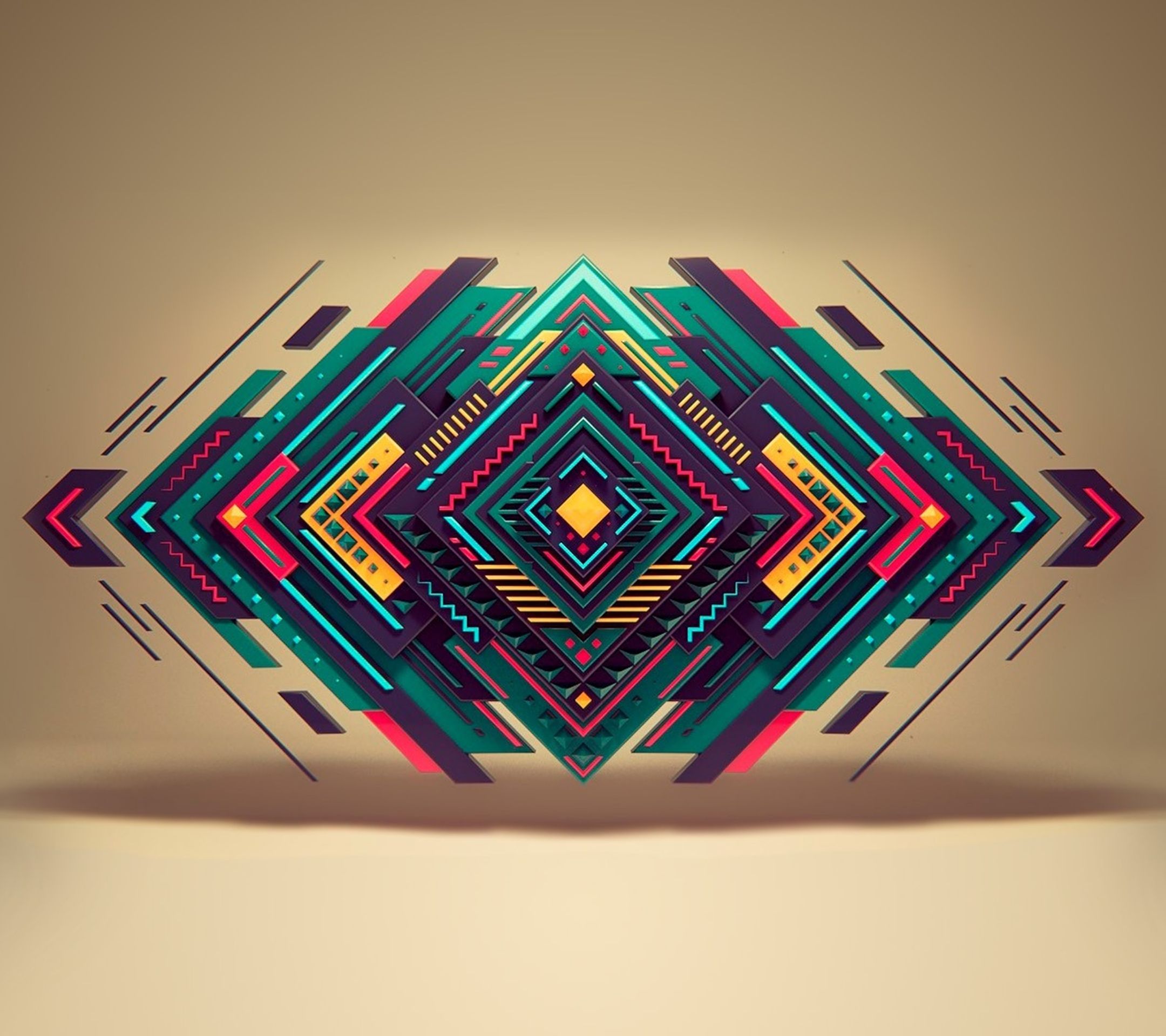 Beautiful 1080p colorful and geometric wallpaper for the Galaxy S5