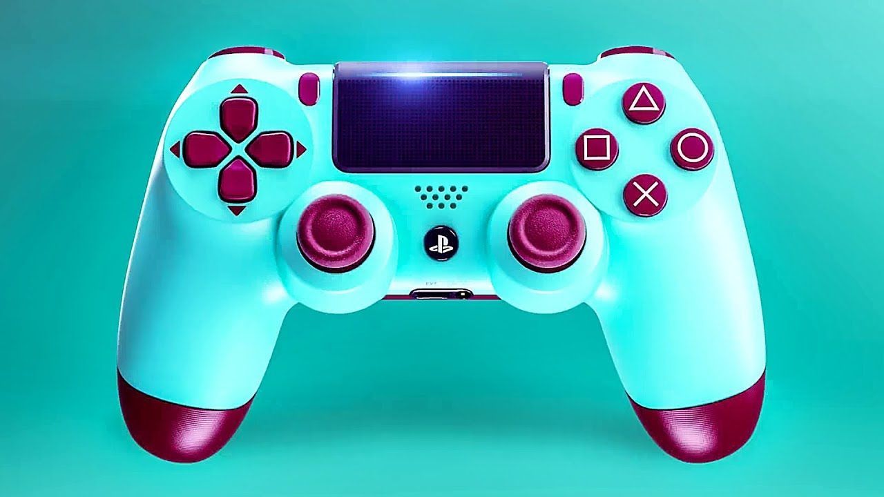 New PS4 Controller: Berry Blue DUALSHOCK 4 (Special Edition, 2018). Ps4 controller, Ps4 controller custom, Ps4