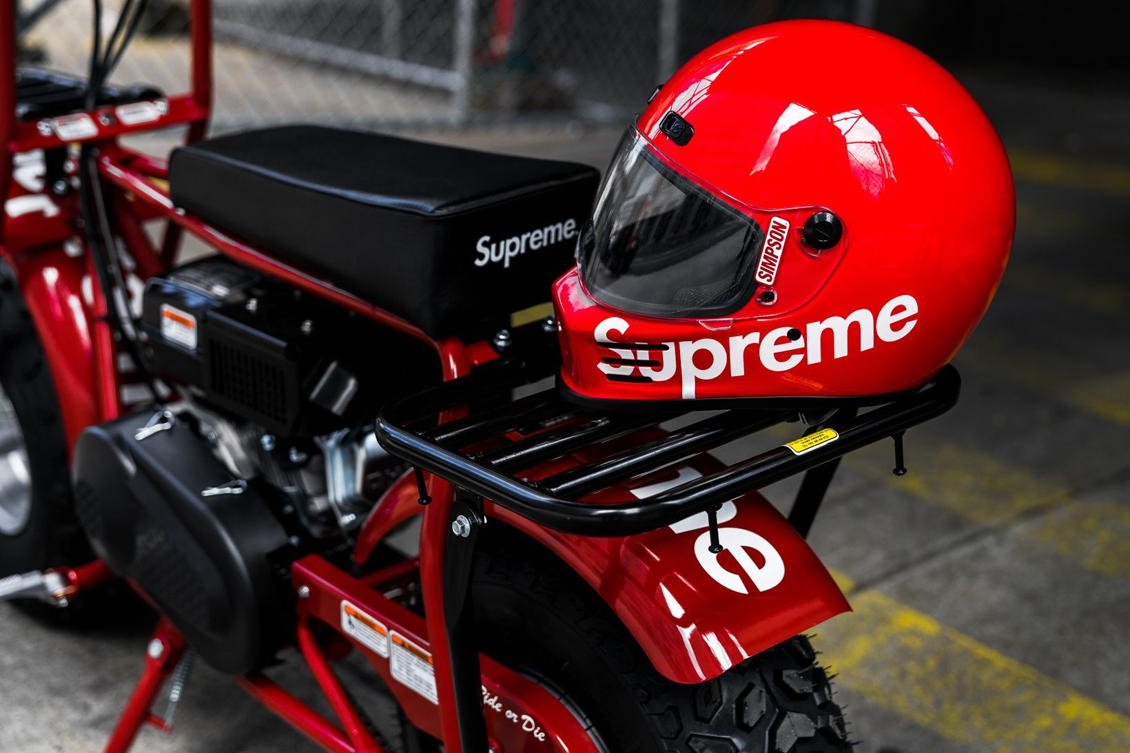 A Closer Look at the Supreme x Coleman CT200U Mini Bike Releasing
