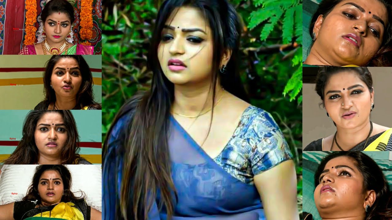 Nithya Ram Hot edit Part 2.. romance and navel show Hot