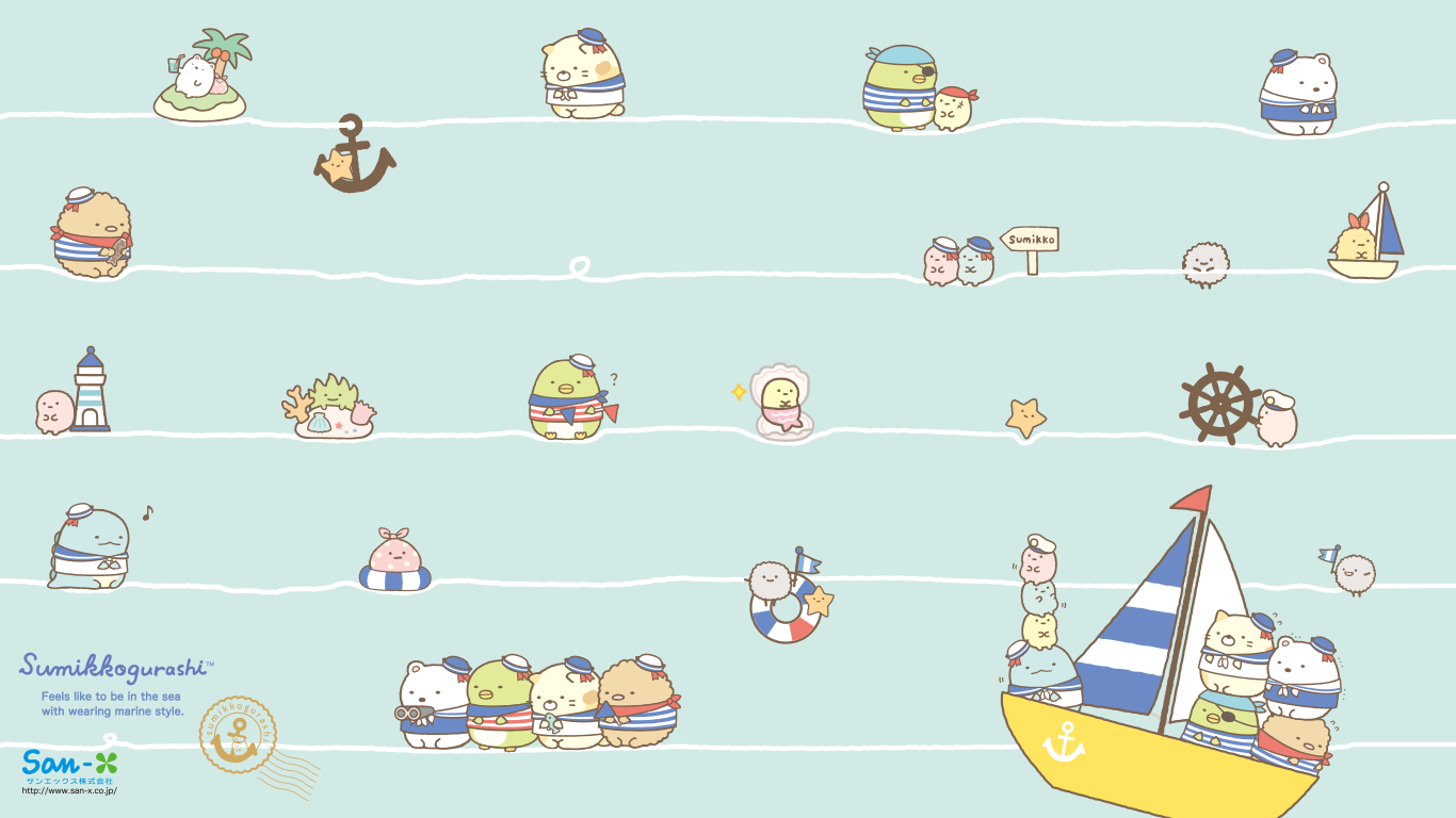 I Love Kawaii: Kawaii Desktop Wallpaper For Summer From San X