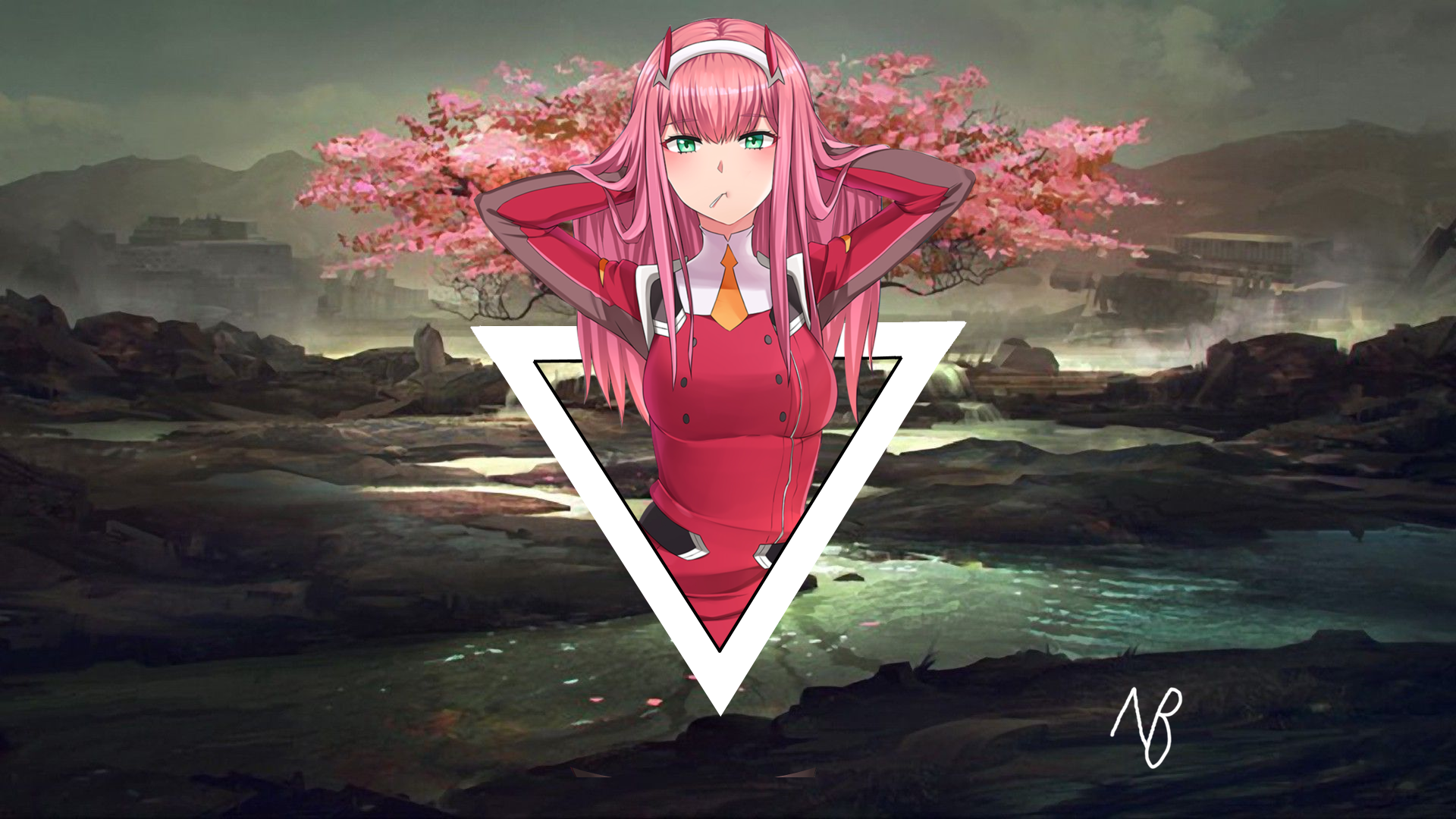 Zero Two Wallpapers posted by Samantha Cunningham.
