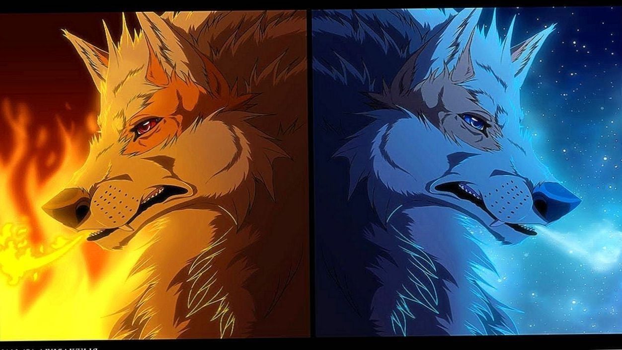Fire Wolf Vs Ice Wolf Wallpapers posted by Michelle Johnson.