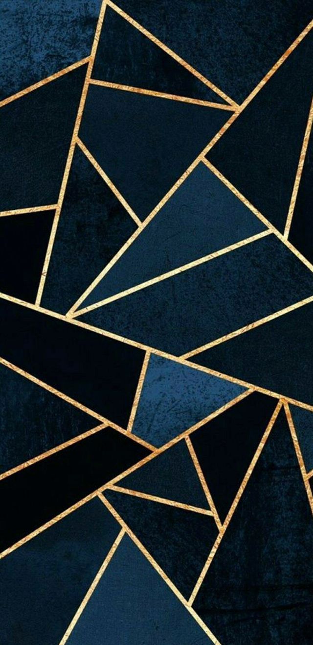 simple geometric phone wallpaper. Geometric wallpaper, Geometric pattern design, Gold wallpaper