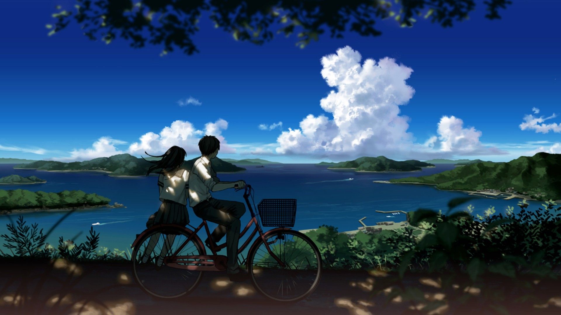 Free Wallpaper Anime Landscape Download High Definiton Wallpaper