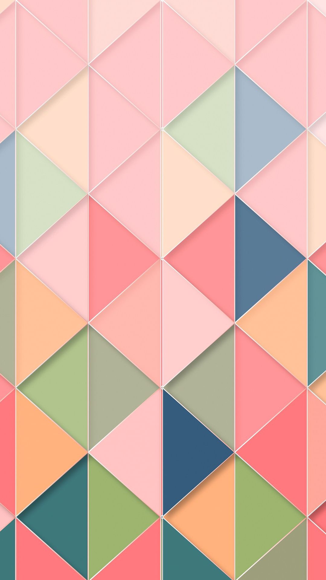 Colorful, triangles, geometry, abstract wallpaper. Abstrak