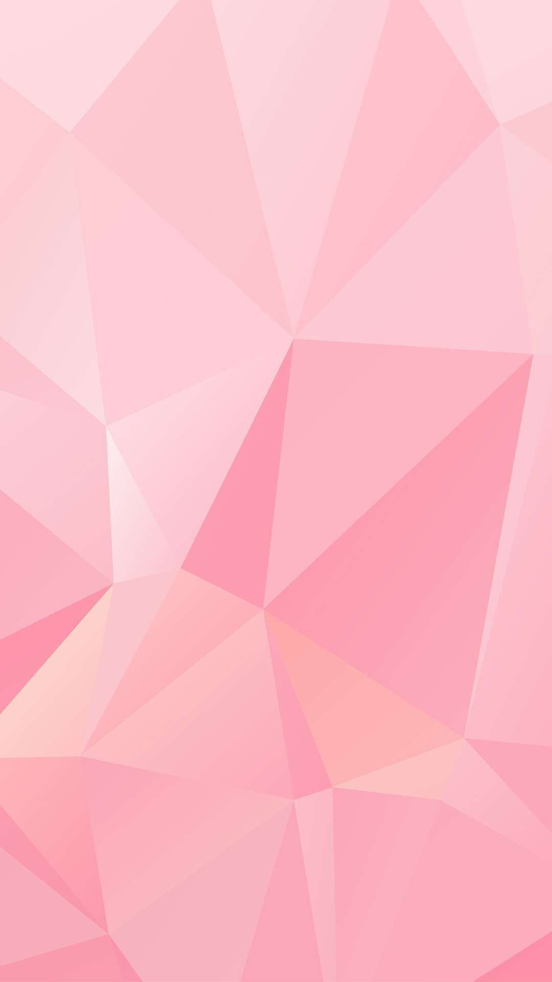 Pink Geometric Phone Wallpaper Free Pink Geometric Phone Background