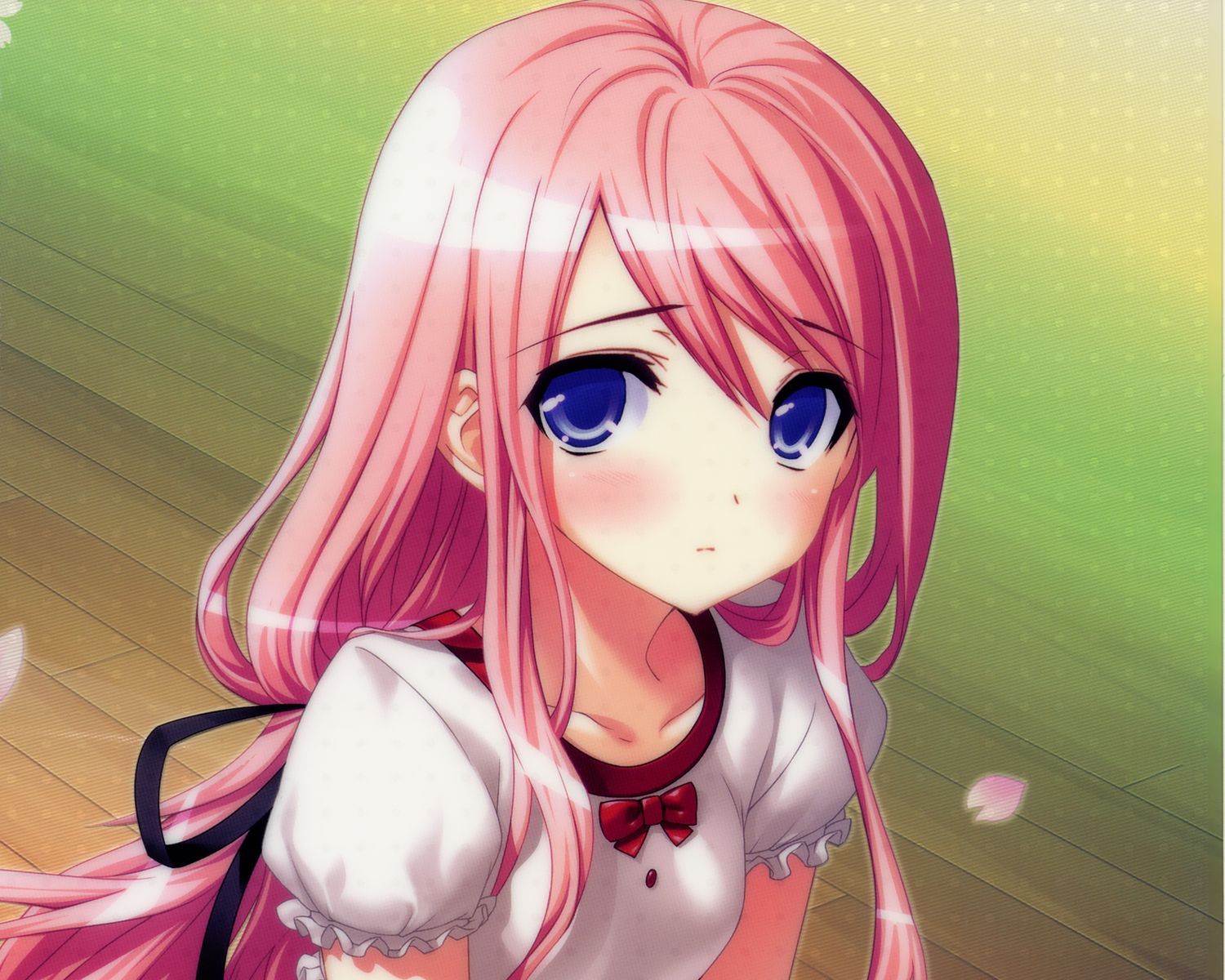 Download Shy Anime Girl In School Wallpaper  Wallpaperscom