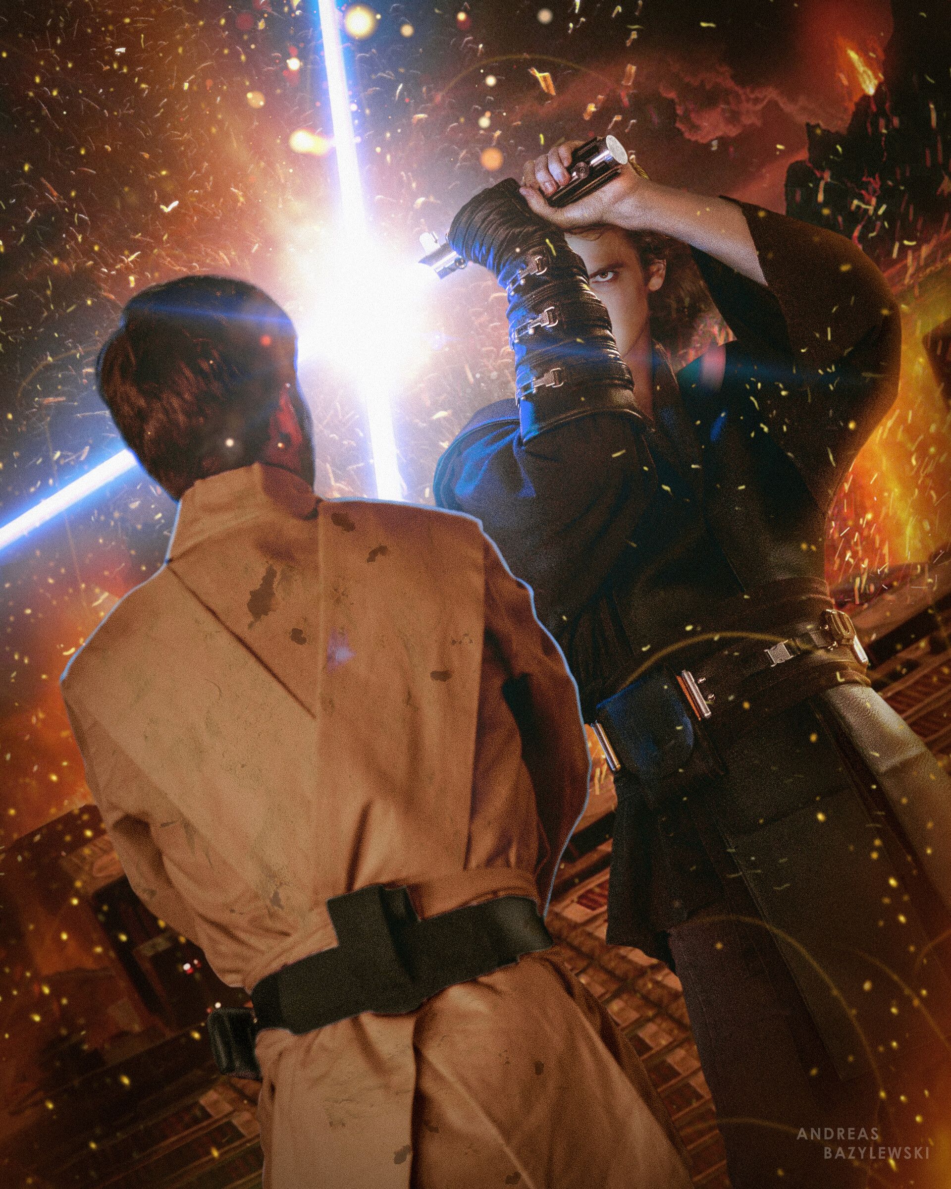 Anakin Vs. Obi Wan On Mustafar, Andreas Bazylewski