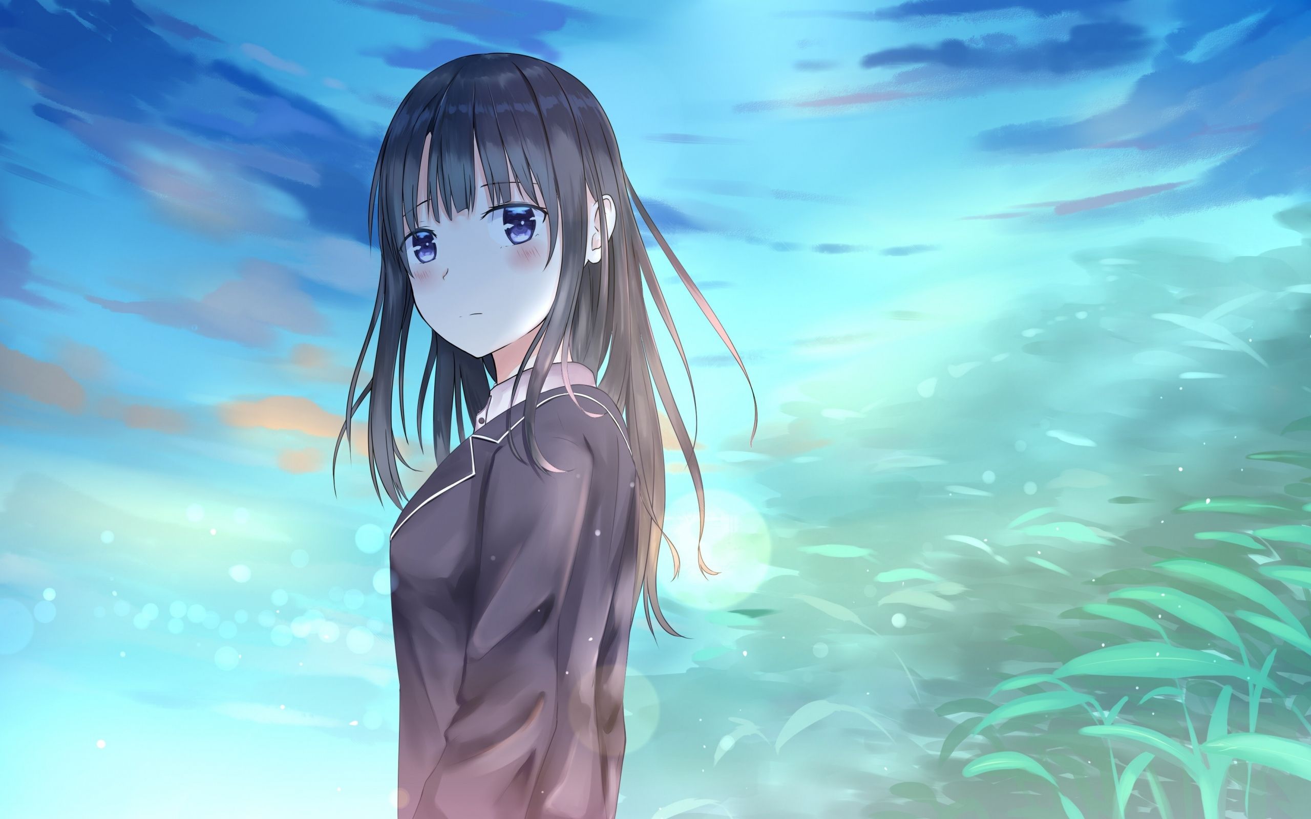 Cute Sad Anime Girl