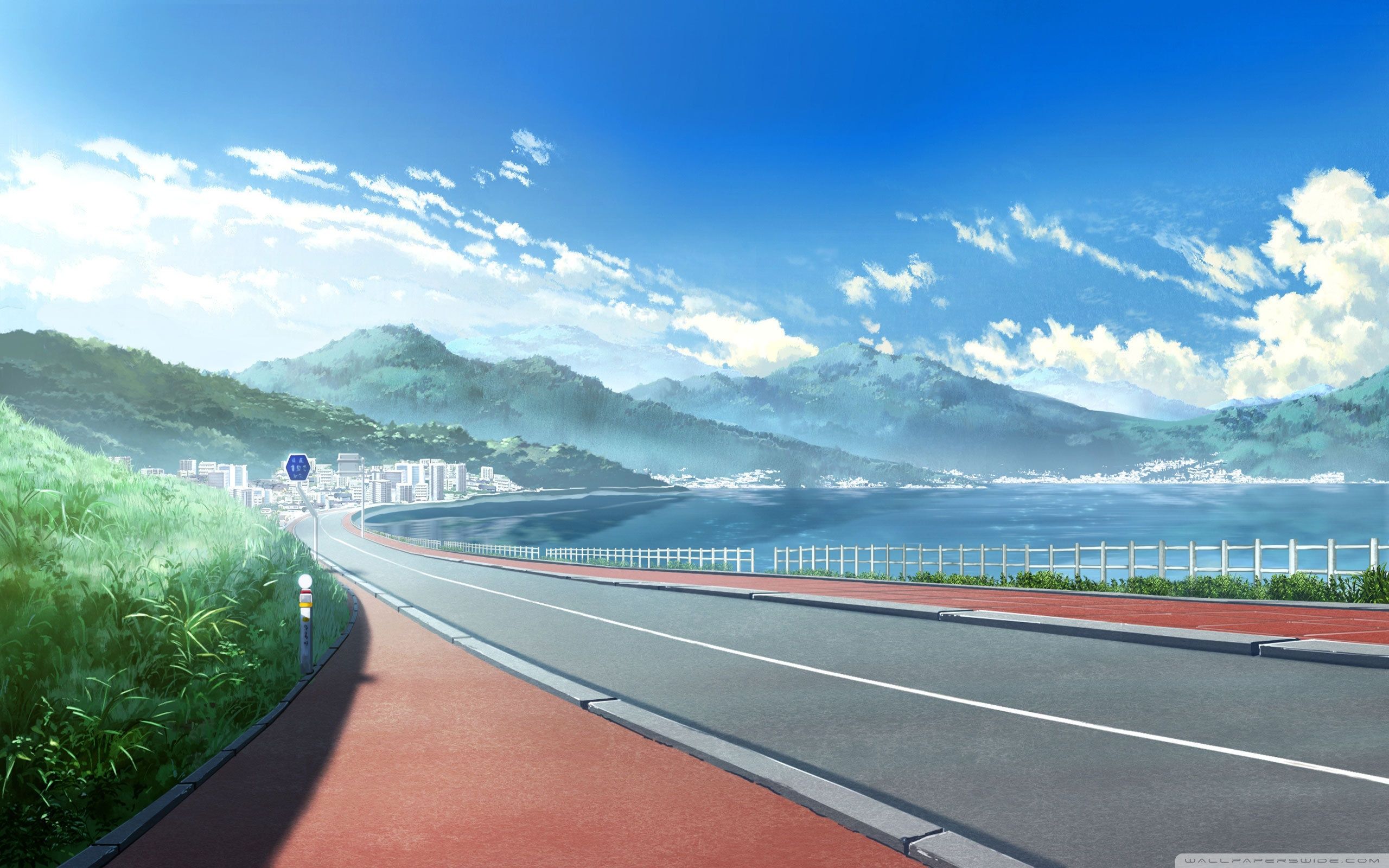Anime Landscape Ultra HD Desktop Background Wallpaper for 4K UHD
