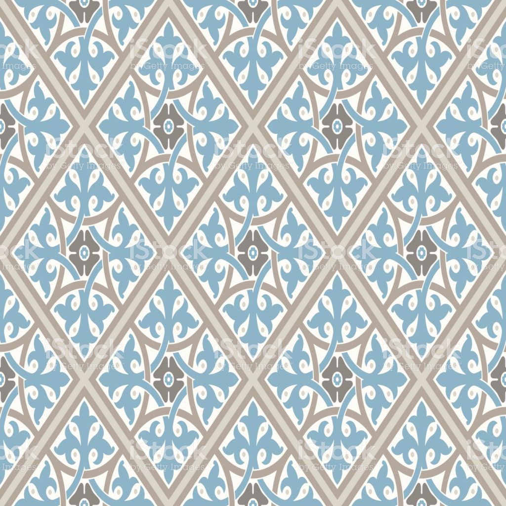 Vintage Wallpaper Modern Geometric Pattern Inspired By Old