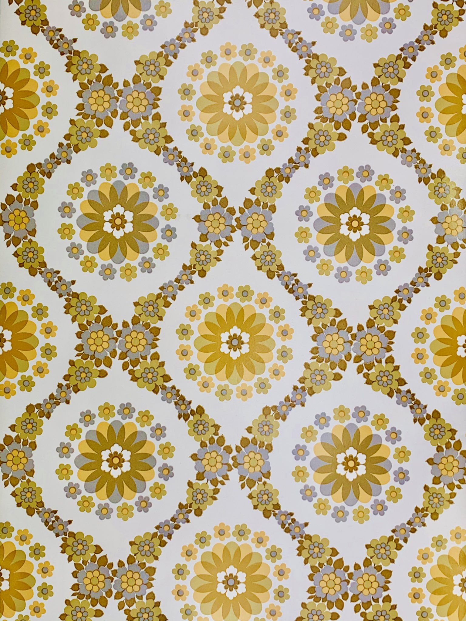 Vintage Geometric Retro Wallpaper