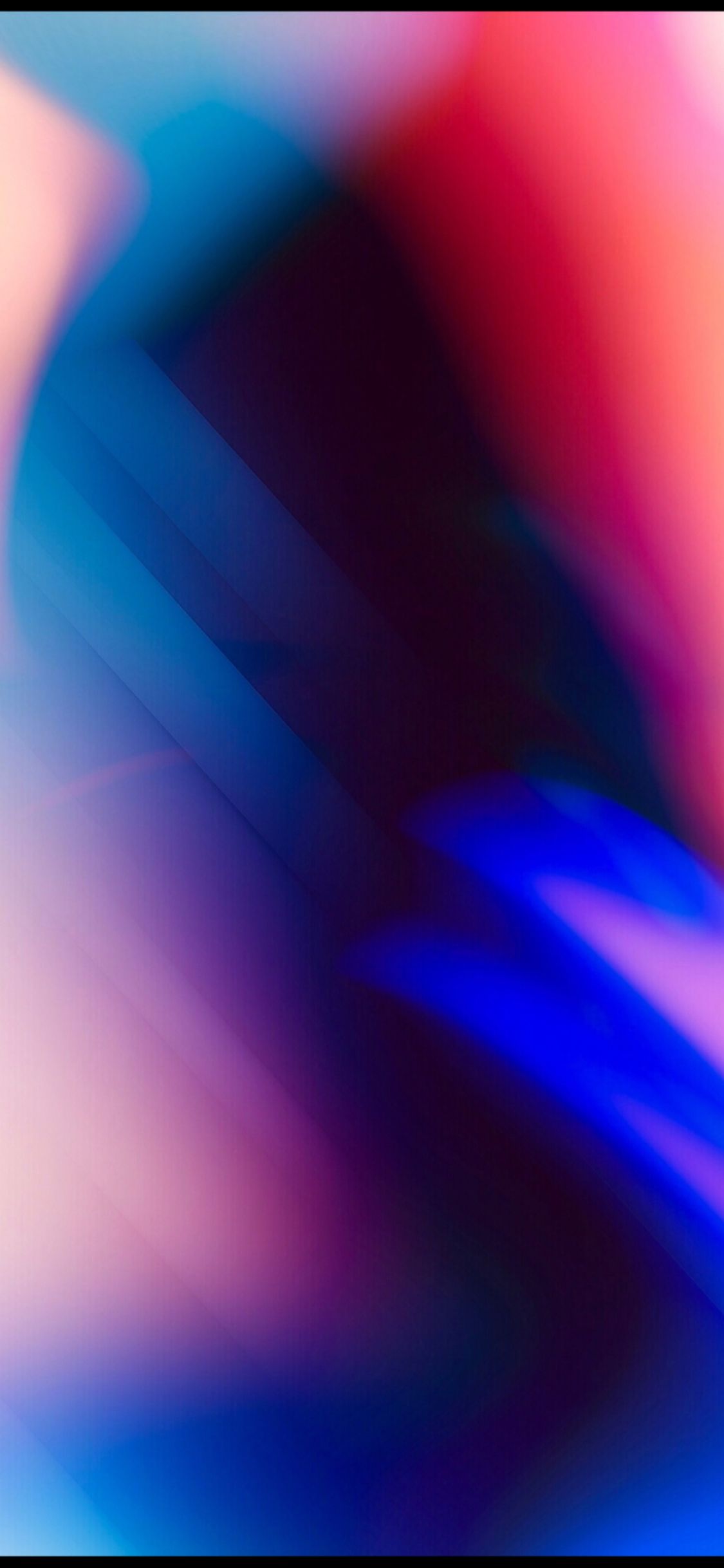 A blur of blue and red light. Abstract iphone wallpaper, Cool