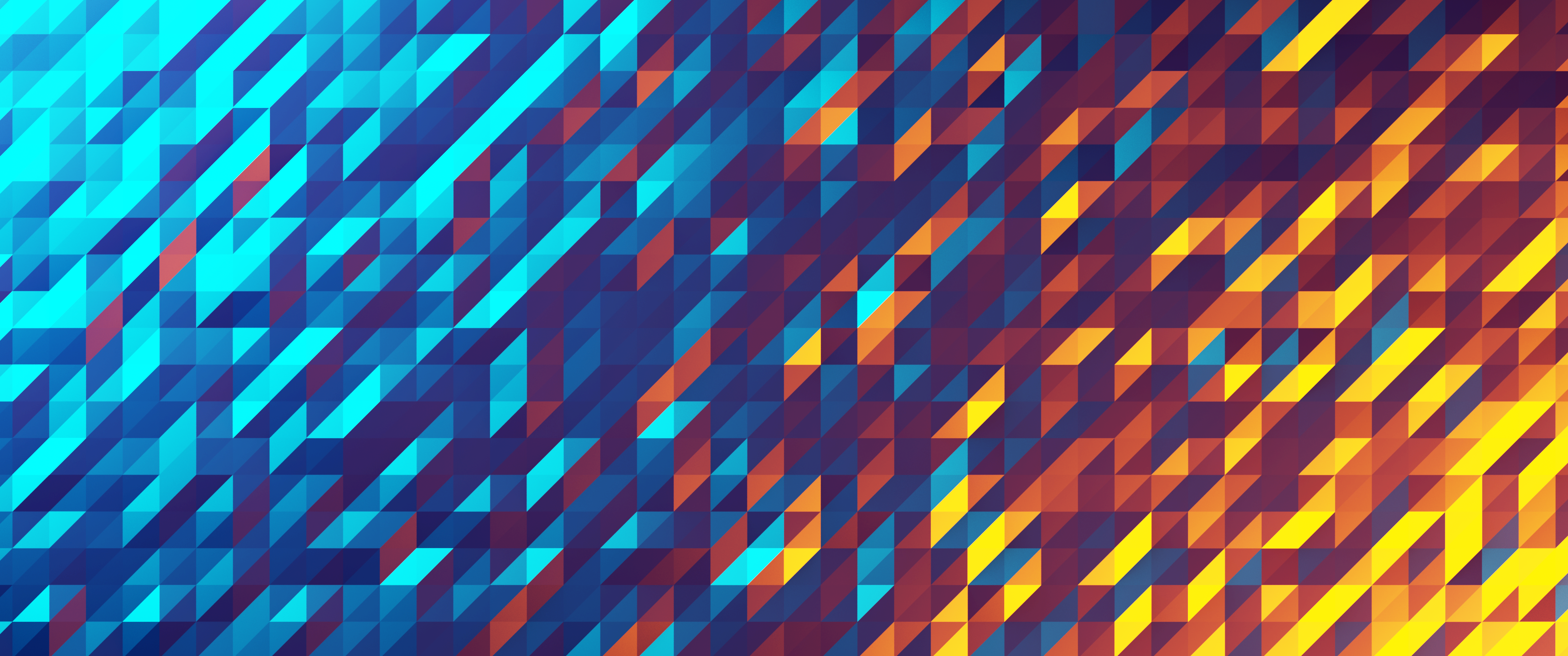Orange And Blue Geometric Wallpapers - Wallpaper Cave