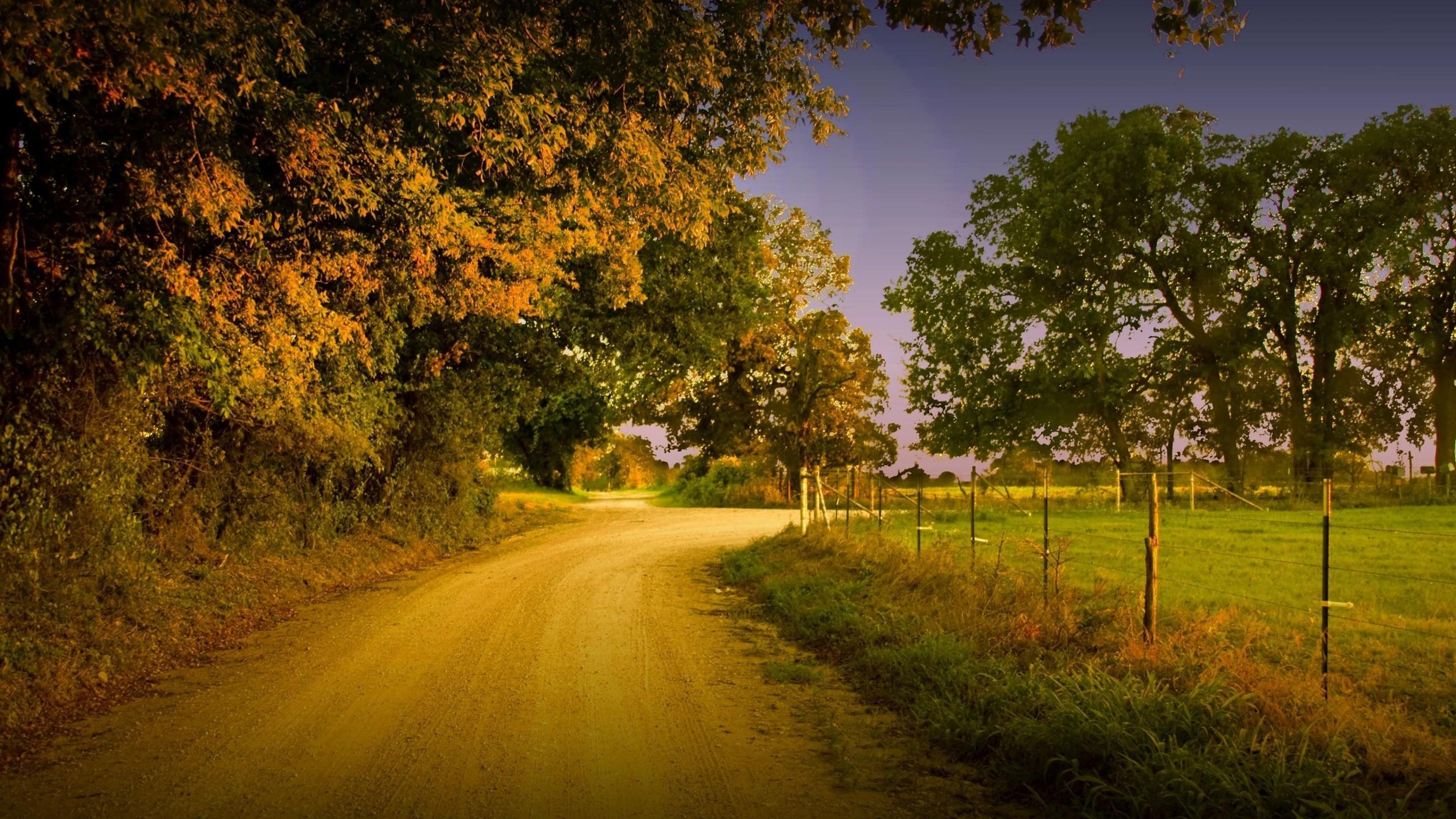 country road wallpaper full HD (Dengan gambar)