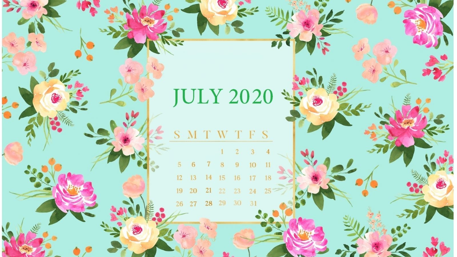 Free download Cute 2020 Desktop Calendar Wallpaper Latest Calendar