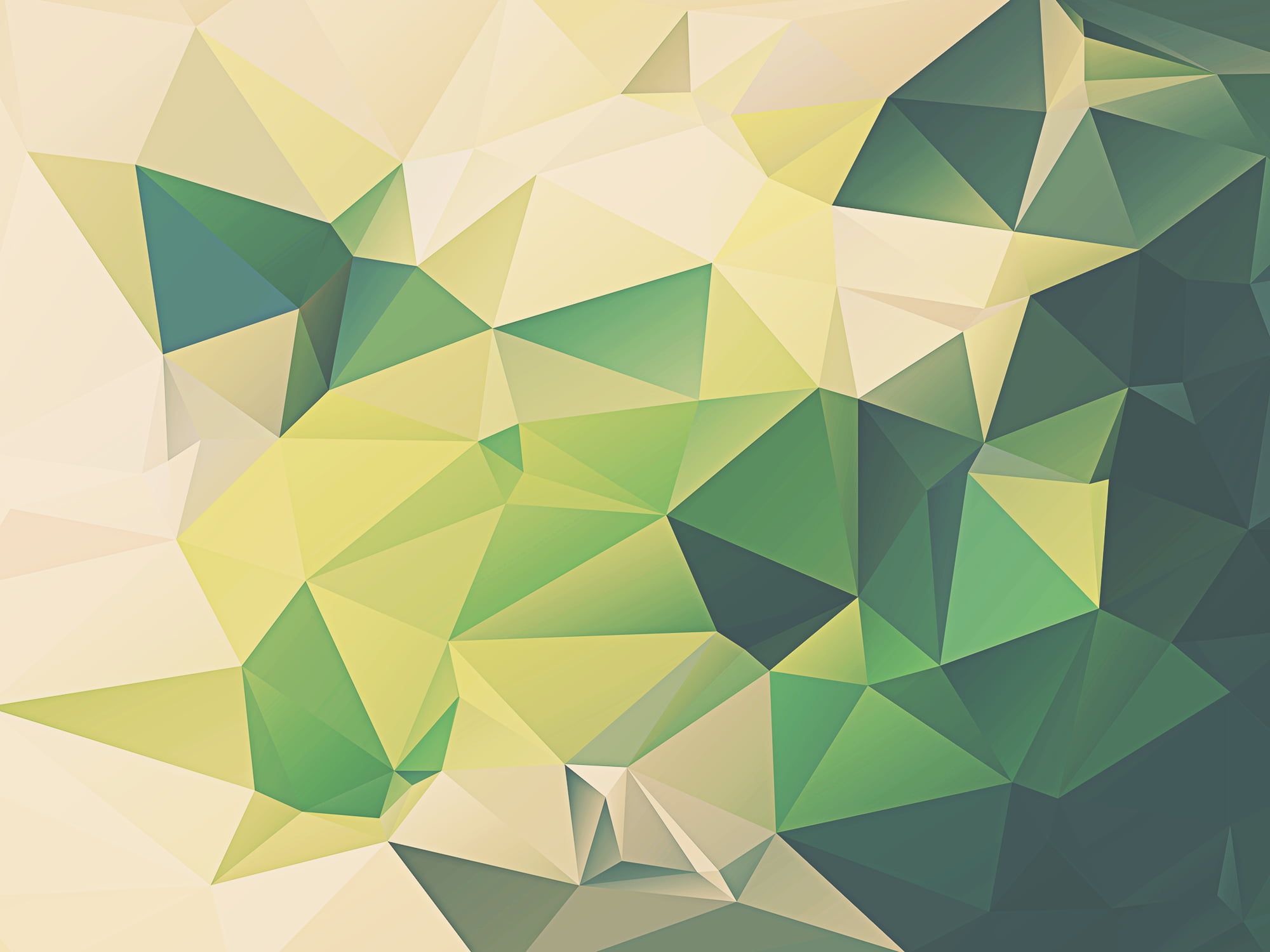 Minimalist Green Geometric Background Wallpaper