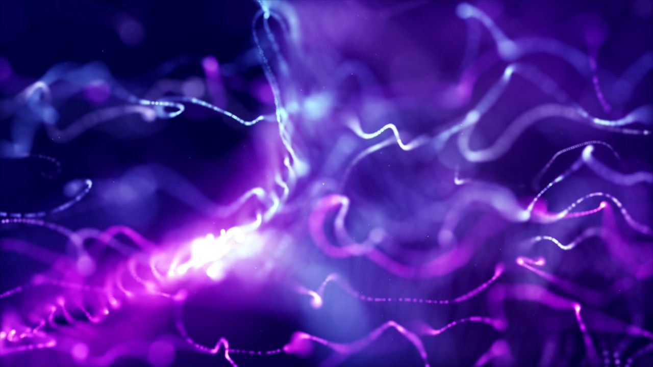 Purple Lightning BoltsK Relaxing Screensaver
