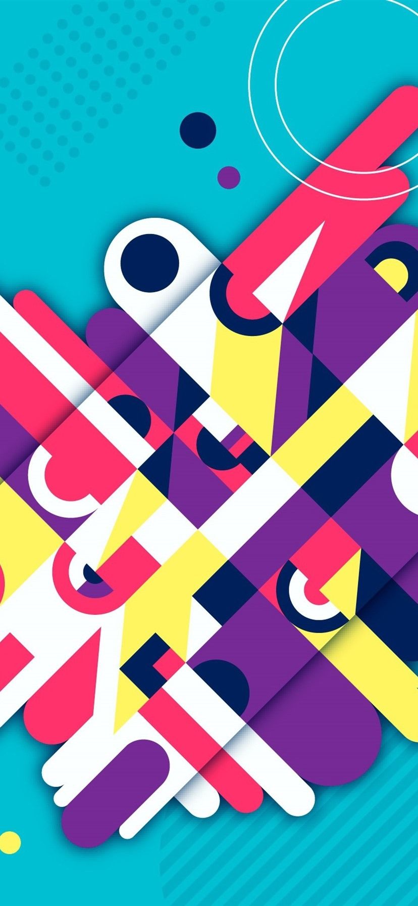 Abstract Background, Geometric, Colorful 828x1792 IPhone 11 XR