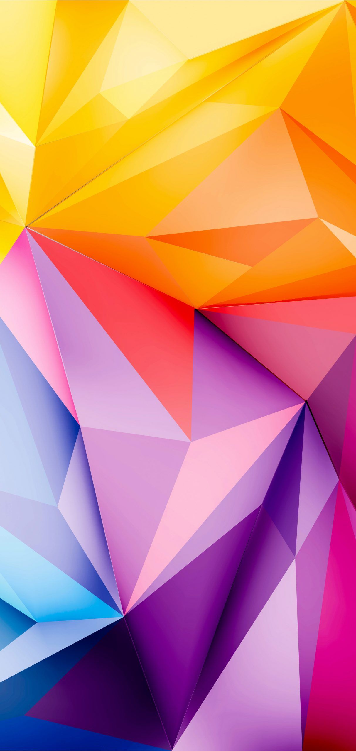 Abstract geometry wallpaper bring color and gradients to iPhone