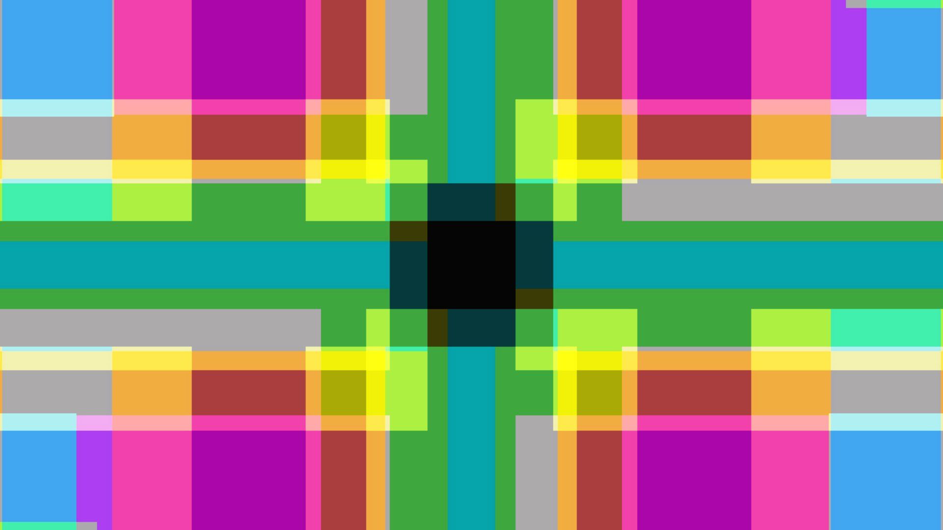 Colorful Geometric Shapes HD Wallpaper