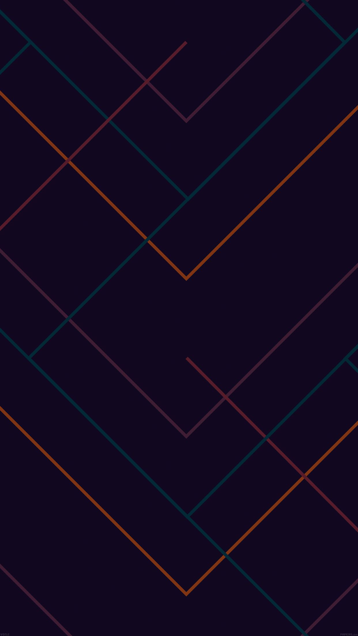 iPhone 6 Wallpaper dark geometric line pattern