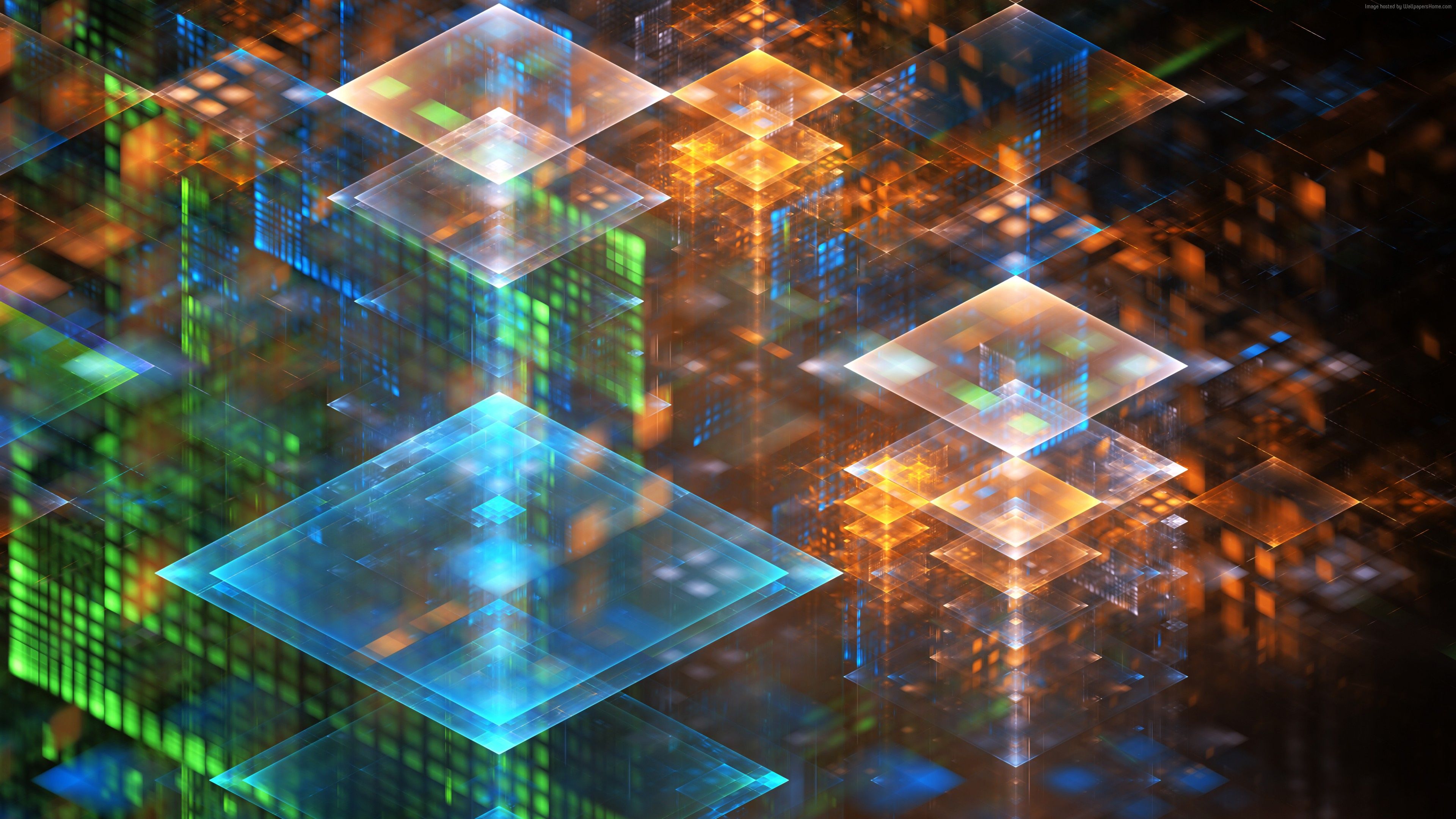 Wallpaper colors, geometric, lines, lights, 5K, Abstract Wallpaper