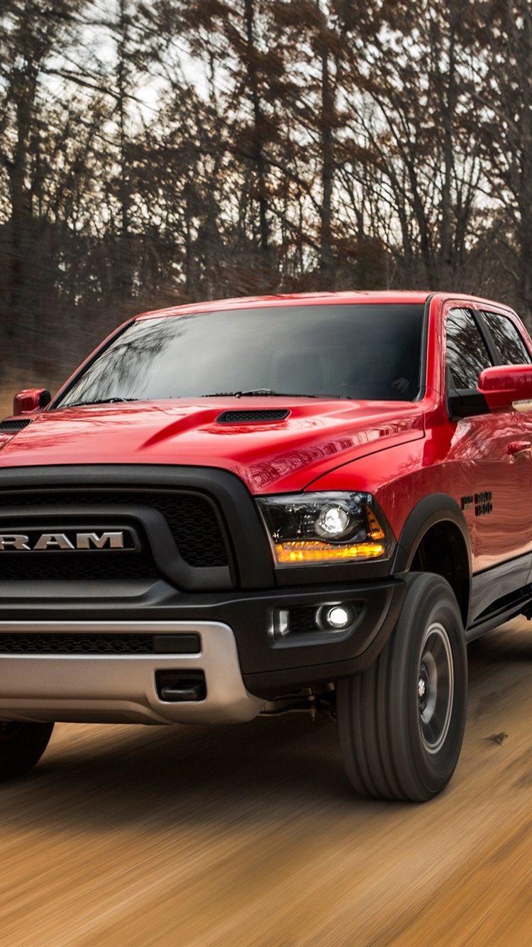 Wallpaper Dodge Ram 1500 red pickup speed 2880x1800 HD Picture, Image