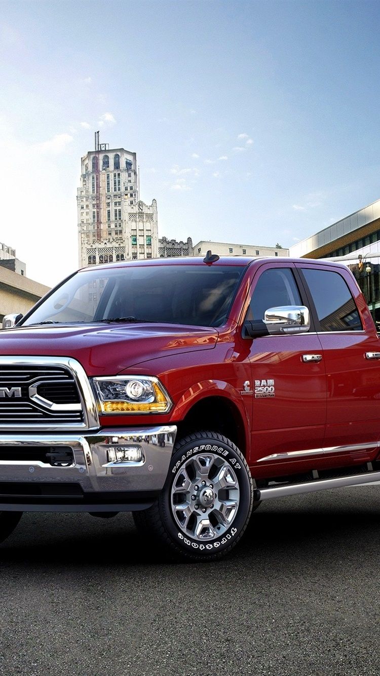 Dodge Ram 2500 Red Color Car 750x1334 IPhone 8 7 6 6S