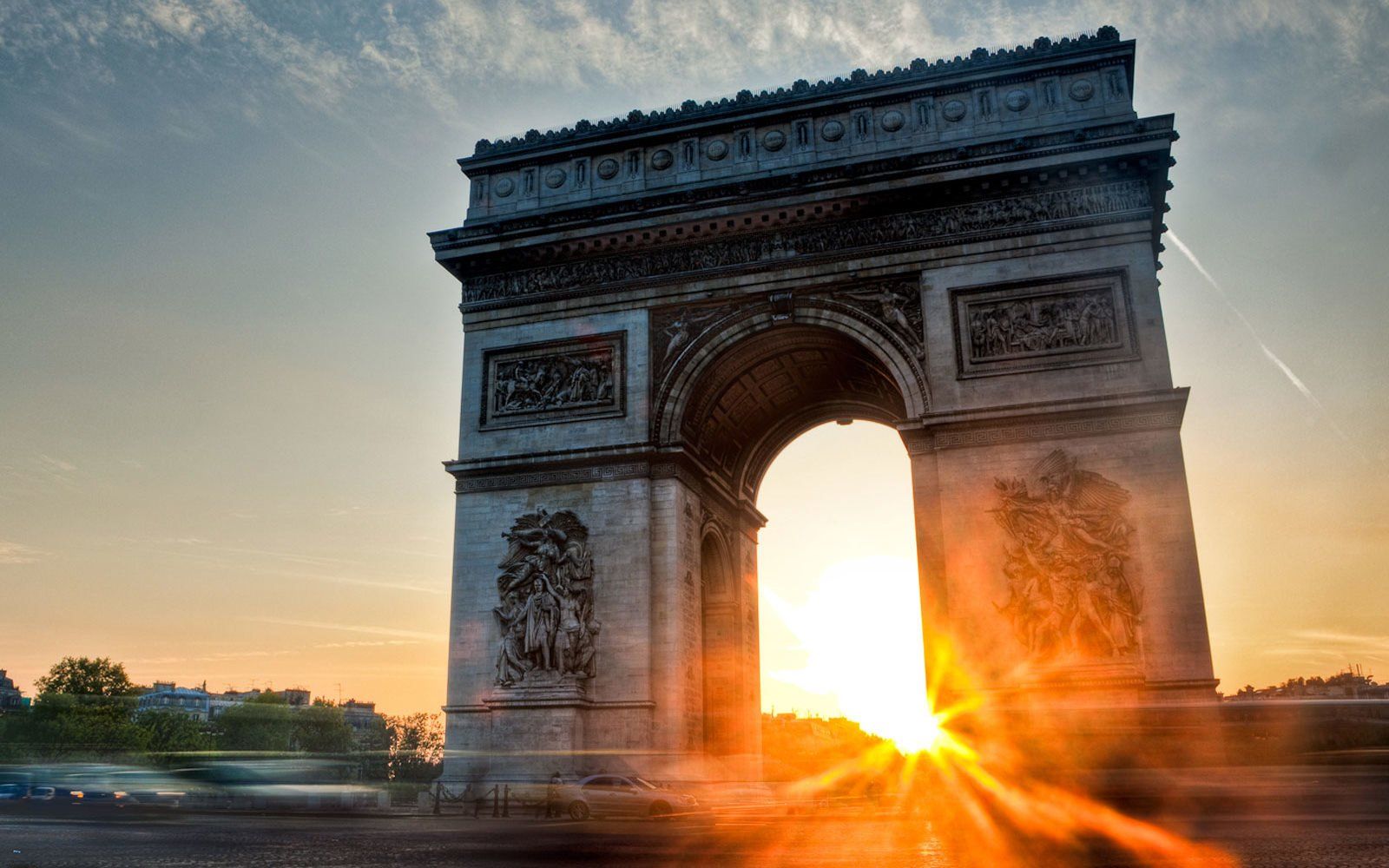 Arc De Triomphe HD Wallpaper and Background Image