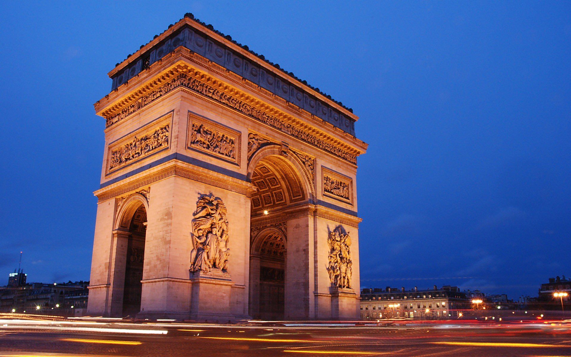 Paris, Monuments, Arc de Triomphe, Arch, Architecture HD