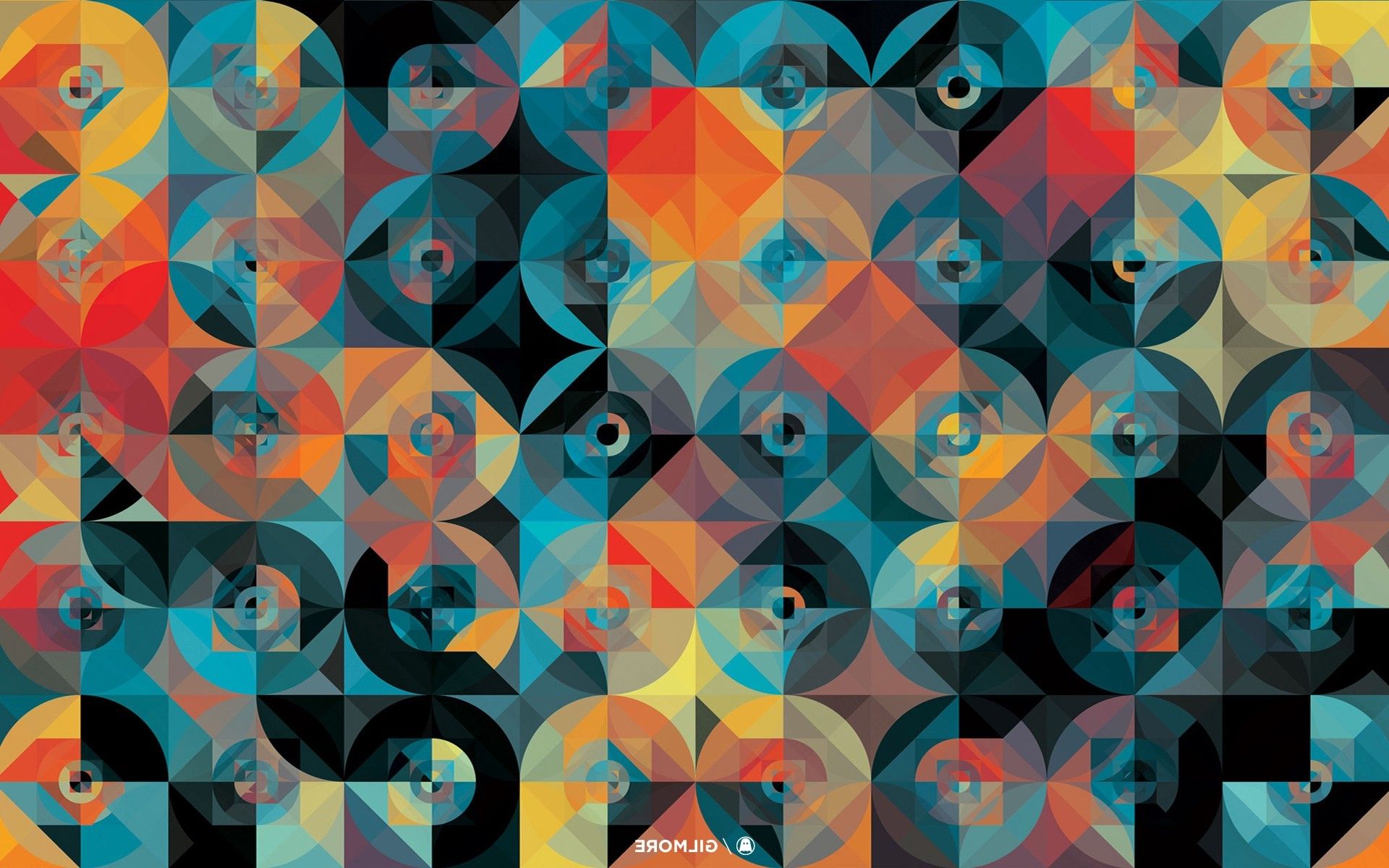 graphic Design, Andy Gilmore, Pattern, Abstract, Circle, Geometry