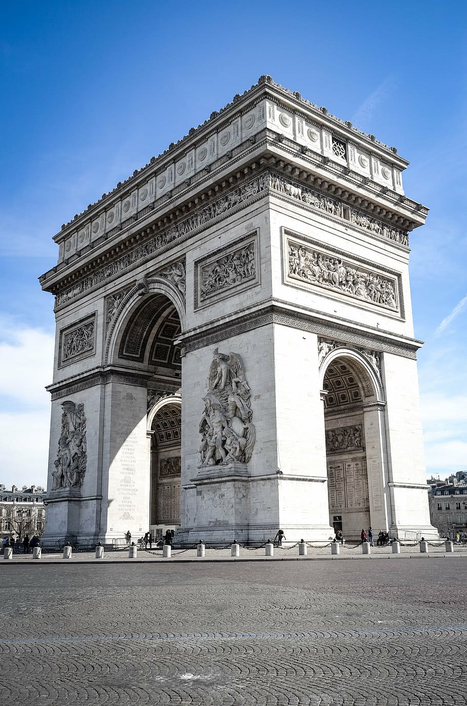 HD wallpaper: Arch de Triomphe, paris, france, places of interest