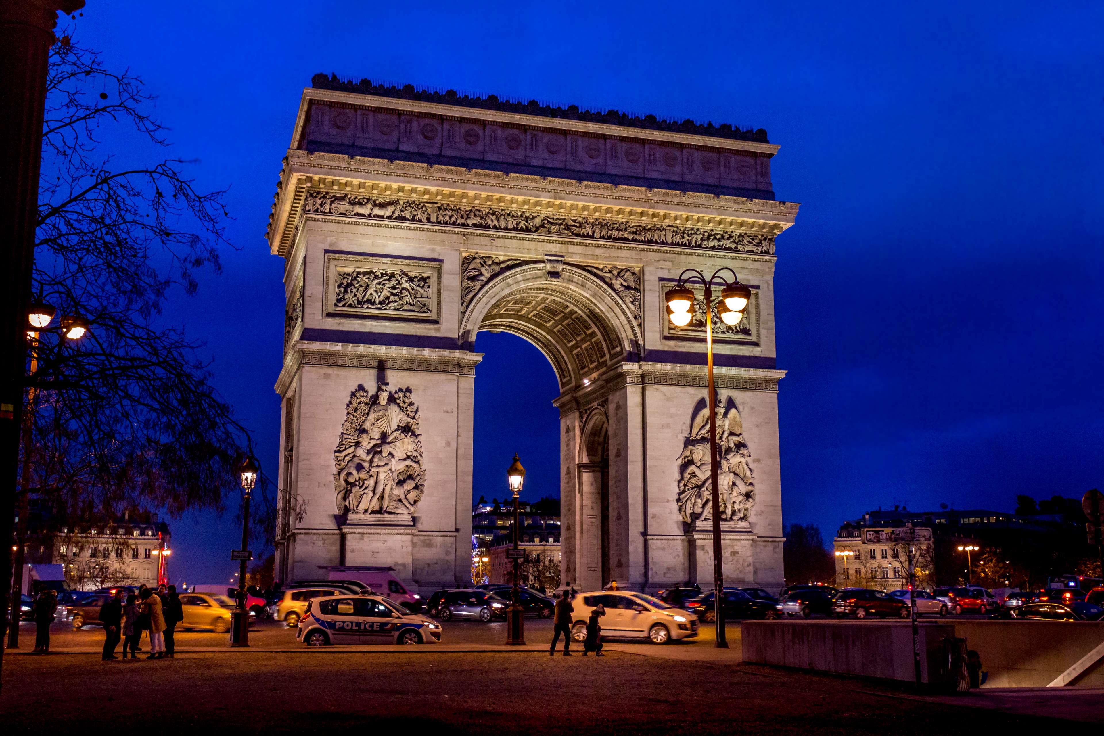 arc de triomphe de ltoile, paris 4k wallpaper. Free Stock