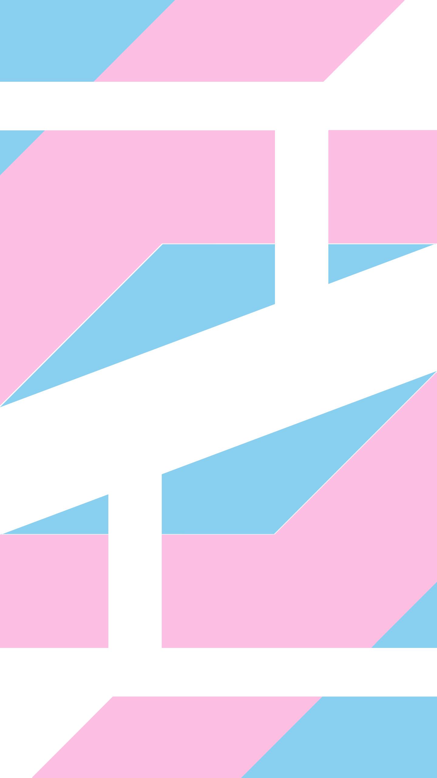 A simple geometric mobile wallpaper I made for girls, enbies