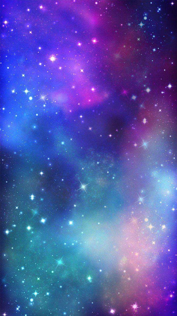 iPhone Night Stars Light Wallpaper Resolution